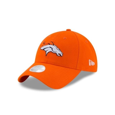 Orange Denver Broncos Hat - New Era NFL Preferred Pick 9TWENTY Adjustable Caps USA6852740